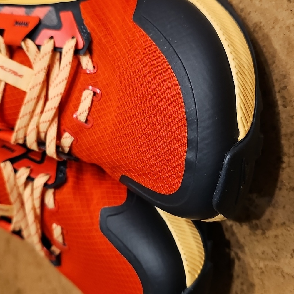 Altra Lone Peak Trail Running Shoe Men's Red Orange/Black - Picture 9 of 12